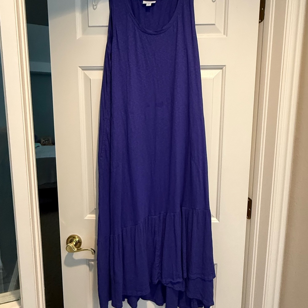 J. Jill Vibrant Purple High Low Dress